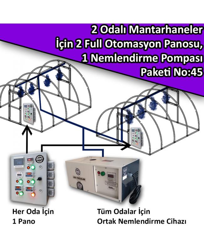 2 Odalı Mantarhaneler İçin 2 Full Otomasyon Panosu Ve 1 Nemlendirme Sistemi Paketi No:45 2 Odalı Mantarhaneler İçin 2 Full Otomasyon Panosu Ve 1 Nemlendirme Sistemi Paketi No:45
